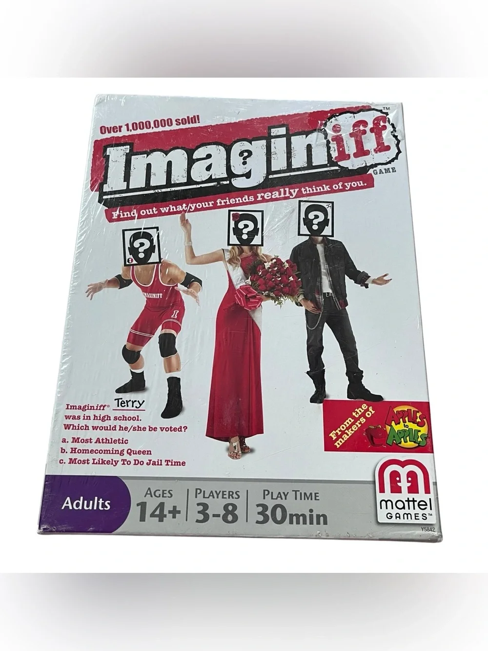 Imaginiff Game Adults 14+ 3-8 players Board Game New Makers Of Apples To Apples